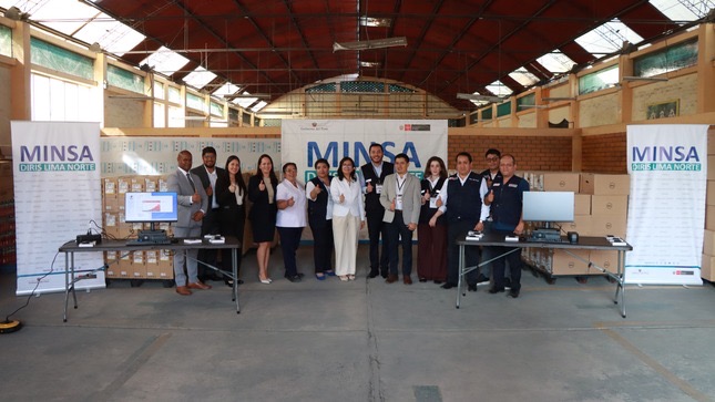 Diris Lima Norte recibe 105 equipos para la historia clínica electrónica en San Martín de Porres